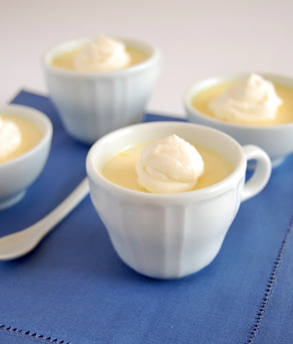 Lemon cream pots / Potinhos de limão siciliano