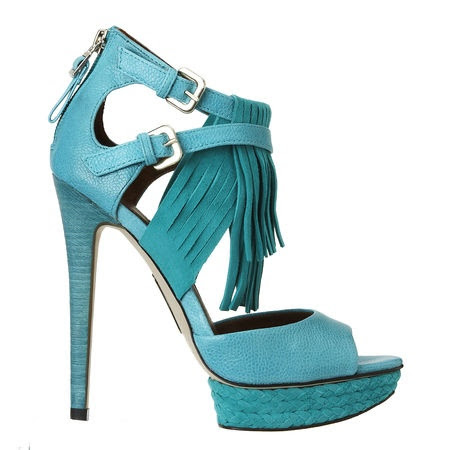 Nine West- teal sandals