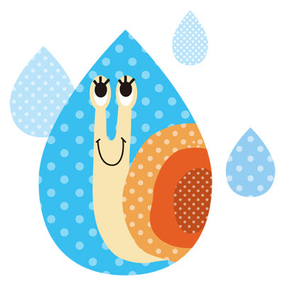 おしゃれなイラストが無料 イラストカップillustcup かたつむり しずく