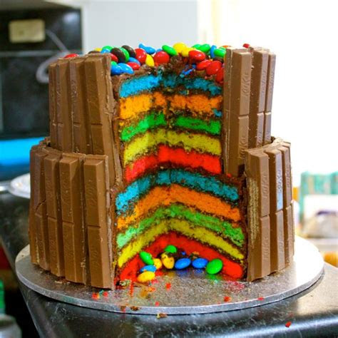 kit kat    rainbow cake micakela