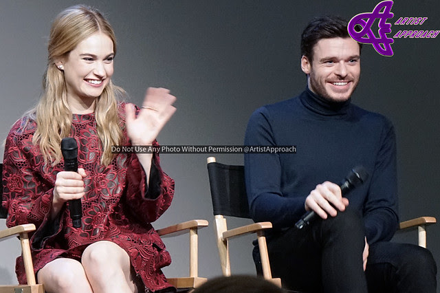 LILY JAMES & Richard Madden