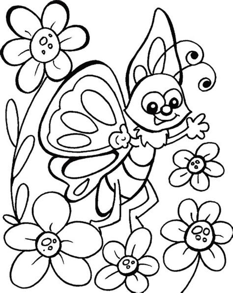 These butterfly coloring pages will keep kids coloring happily this summer. cute butterfly coloring pages at getdrawings free download