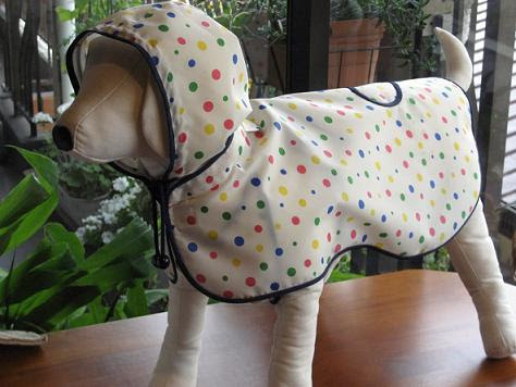 Atelier Olive 雨の日のオリーブ 犬用レインコート