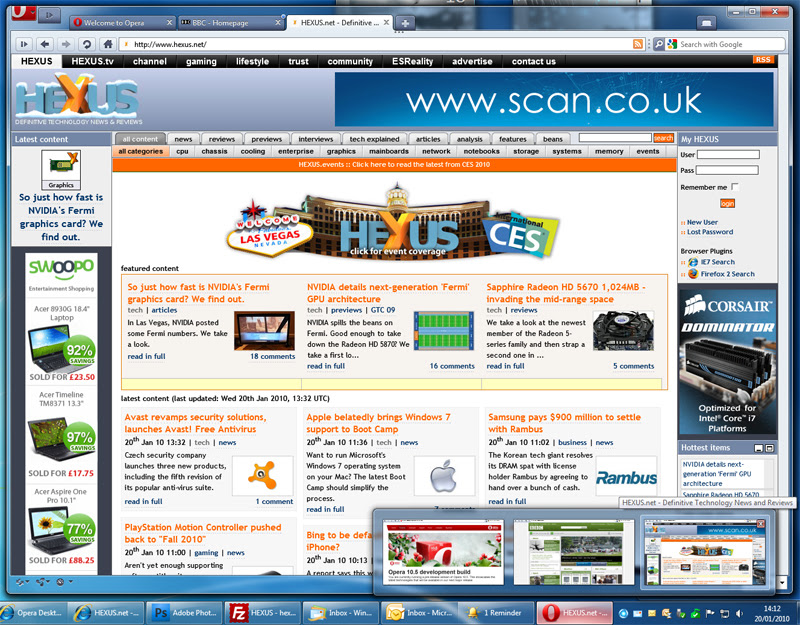 Latest Opera 10.5 browser offers improved Windows 7 ...