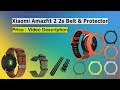 Xiaomi Huami Amazfit 2 2S Leather Belt & Protector, Amazfit Stratos 2
2S & Samsung Gear3 Wrist Belt