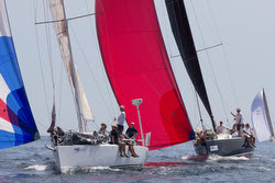 J/111 and J/122 sailing Marblehead ONE regatta