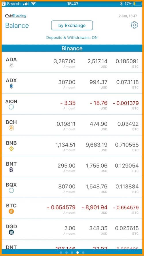 Cointracking-mobile-app