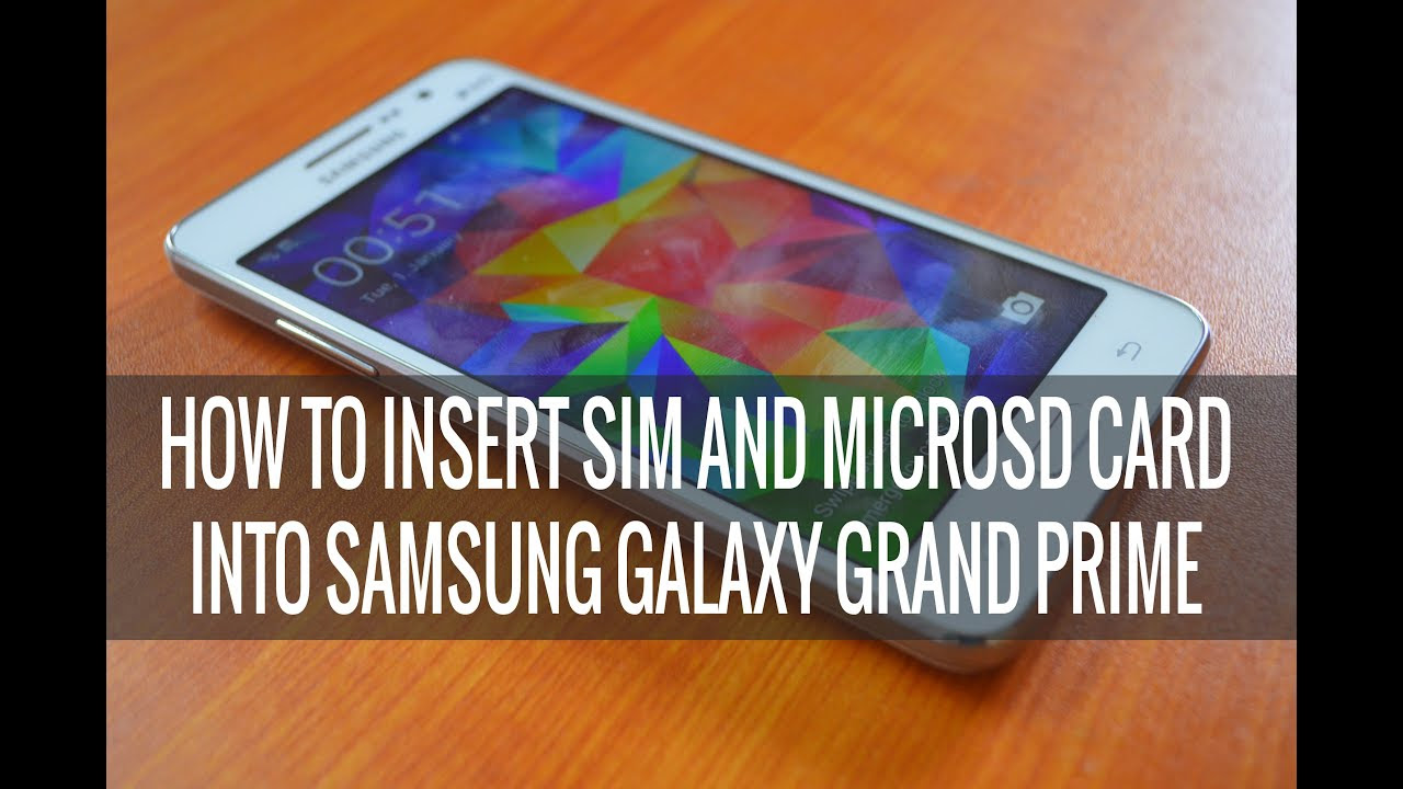How to Insert SIM Card and microSD card into Samsung