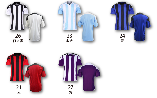 オリジナルユニフォーム作成 オリジナルストライプユニ サッカー