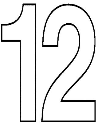 Number 12 Images - Cliparts.co