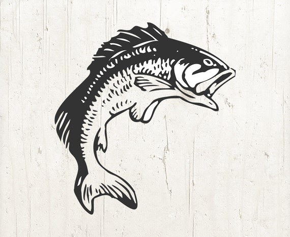 Download Free 321 Simple Bass Fish Svg SVG PNG EPS DXF File for Cricut, Silhouette and Other Machine