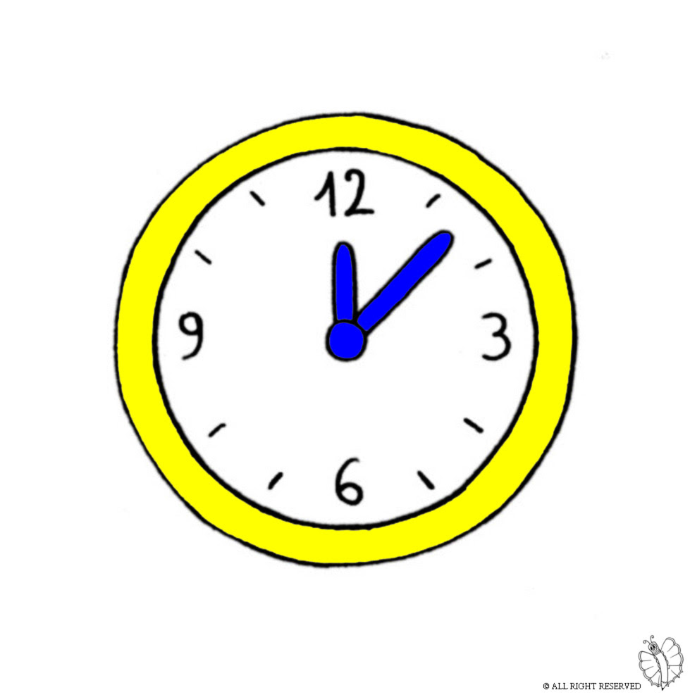 Disegno di Orologio a Parete da scaricare
