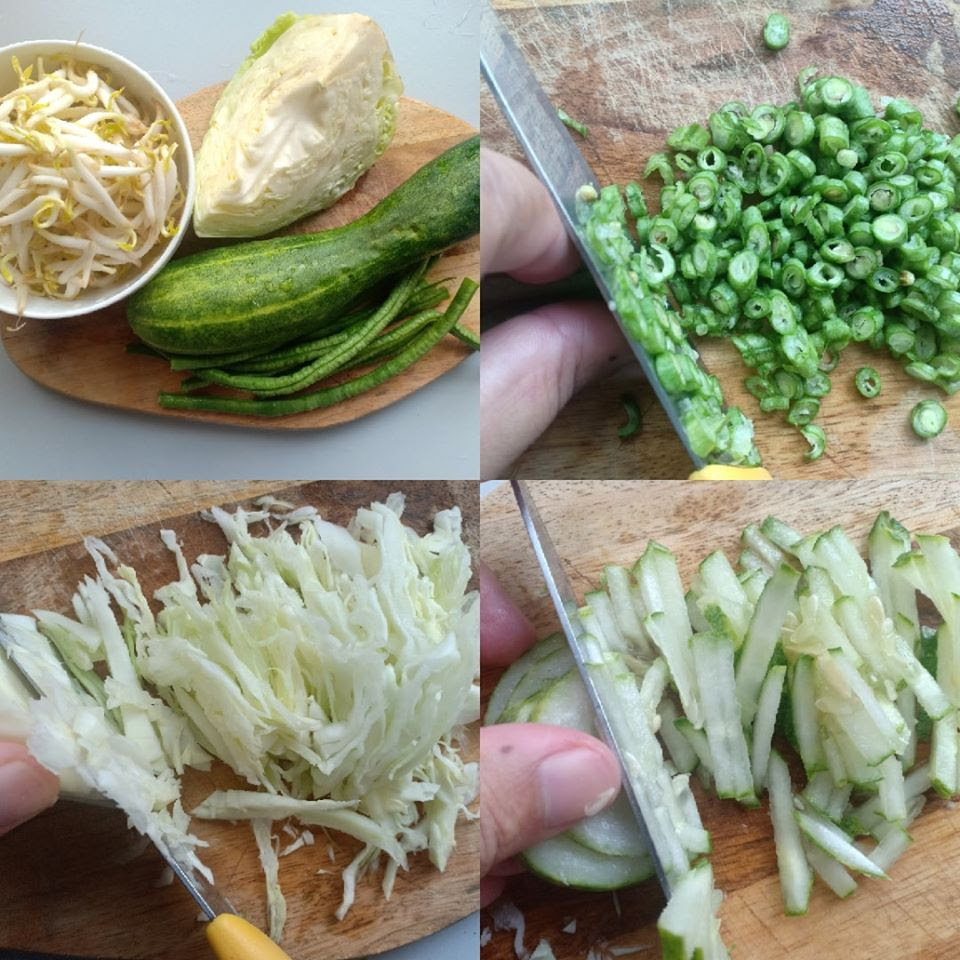 Cara untuk membuat Laksam Kuah Lemak Ori Kelantan  My Resepi