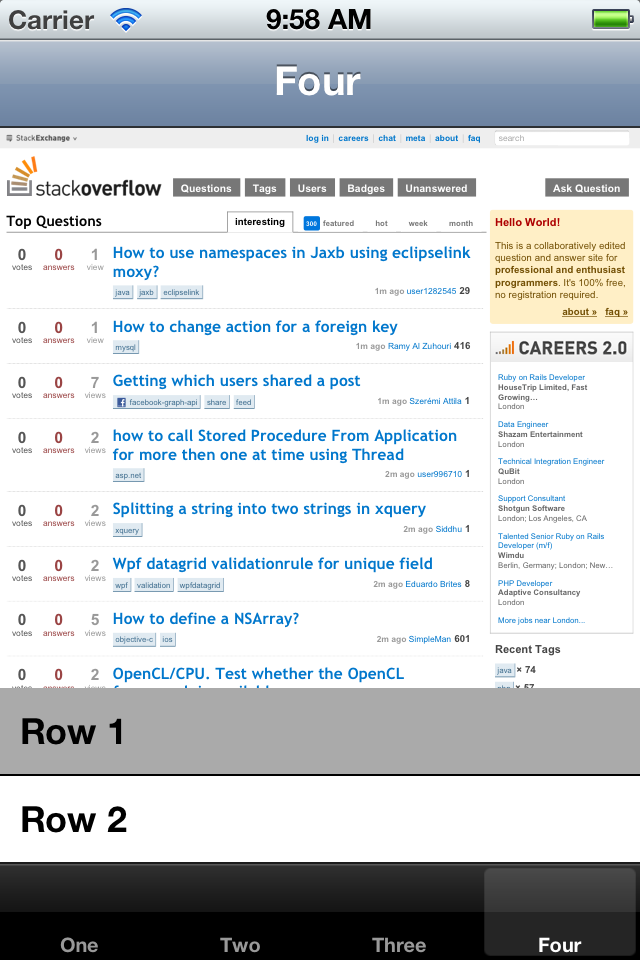 objective c - Uiwebview in uiscrollview tips - Stack Overflow
