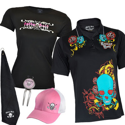Tattoo Golf Ladies Tattoo Golf Pack - Polo, Hat, T-Shirt, Towel