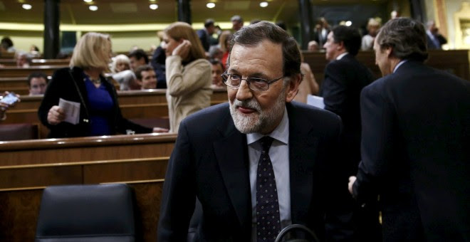 El presidente del Gobierno en funciones, Mariano Rajoy, en el Congreso.- REUTERS/Juan Medina