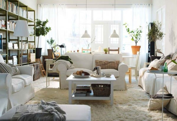 ikea living room design ideas 2012 6 600x412 Rearrange Small Living Rooms with Ikea Ideas for 2012