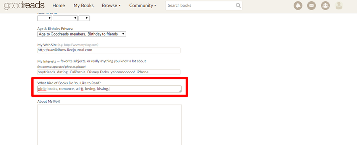 Manage Your Public Profile Information on Goodreads Part 5 Step 3.png