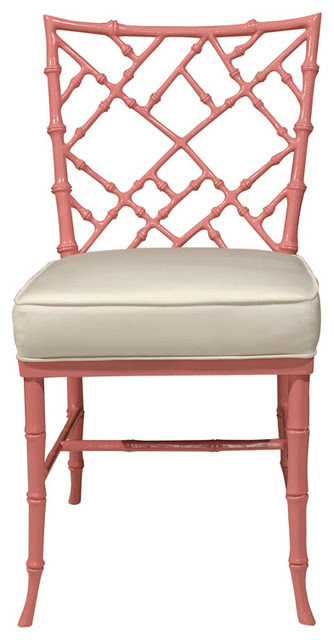 Pink Faux Bamboo Chair  Asian  Armchairs And Accent Chairs  by Pieces