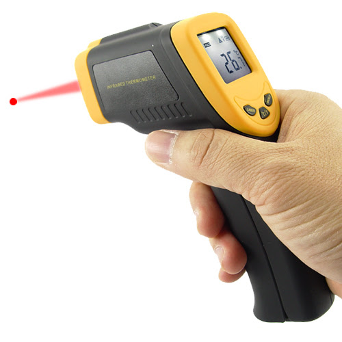 Una Pistola Con Puntero Laser Que Te Toma La Temperatura