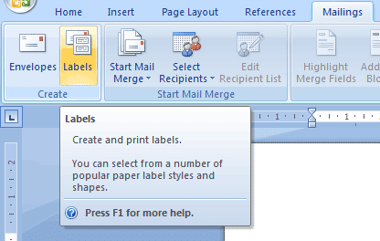 How To Make 21 Labels On Microsoft Word / How To Create A Microsoft Word Label Template ...