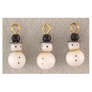 Dollhouse SSN: SNOWMAN ORNAMENTS, 3/PK