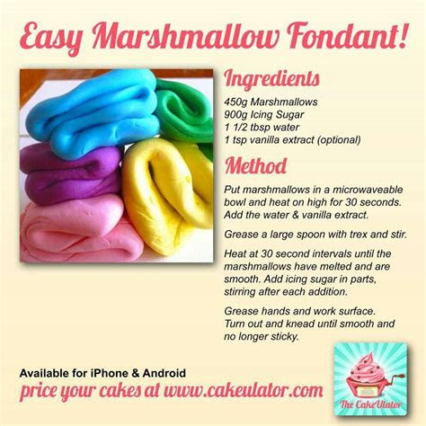 cake recipe cake boss marshmallow fondant recipe