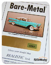 Material by Bare Metal Foil Co - Gold - 16 x 60 cm - 1 units