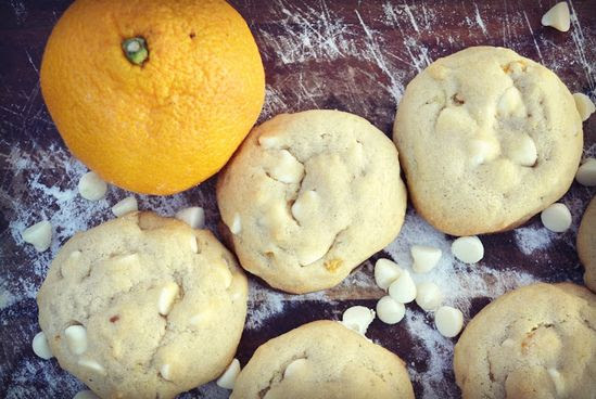 White Chocolate Orange Burst Cookies Recipe! #cookie #recipes