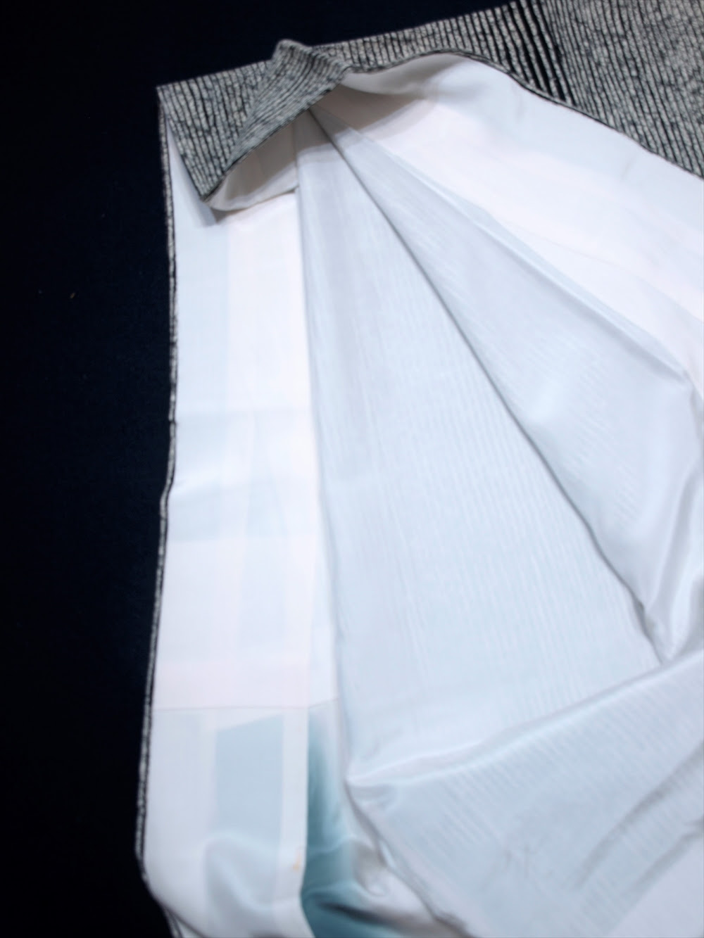 着物 破格 お買い得品コーナー リサイクル着物 お召し 縦絽 氷裂文