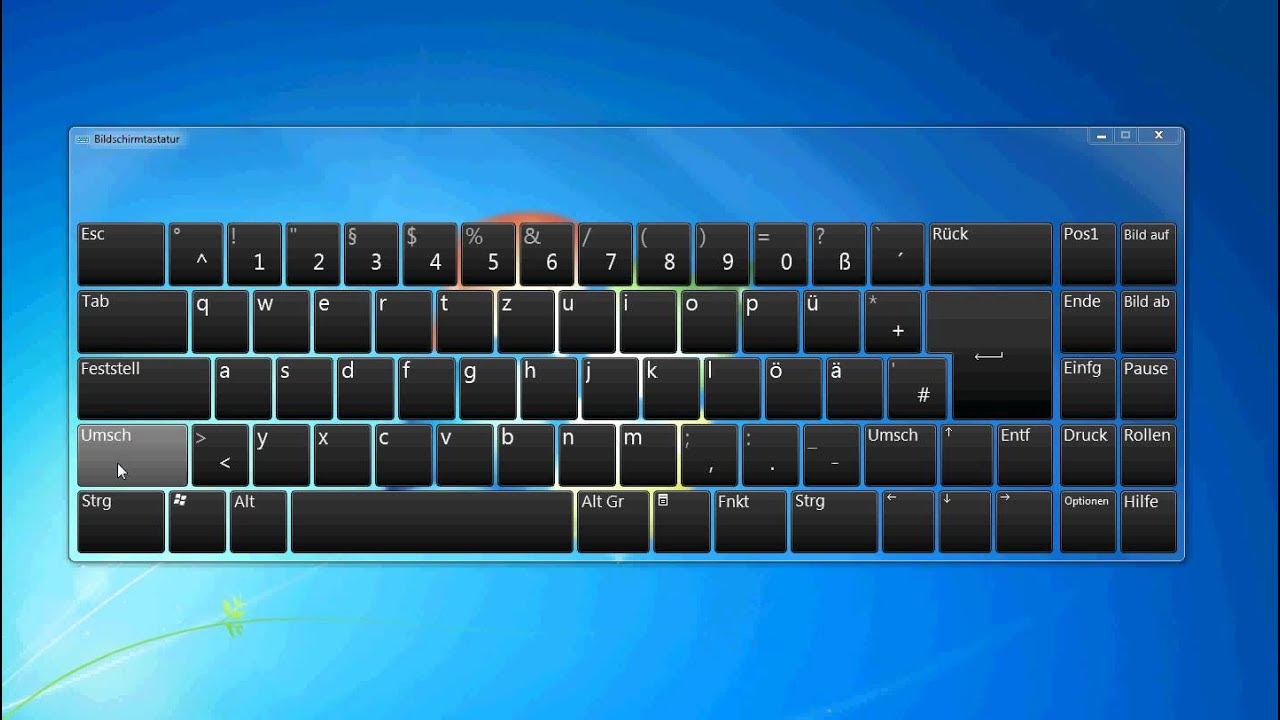 Tastatur umstellen englisch deutsch mit Tastenkombination - Videotutorial - YouTube