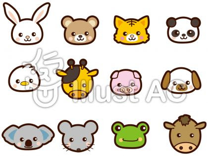 可愛い動物のイラスト たくさん 無料イラスト素材 Mdesign211