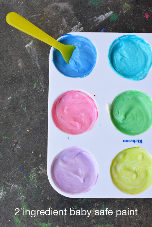 How to Make Edible Paint for Babies and Toddlers - Meri Cherry