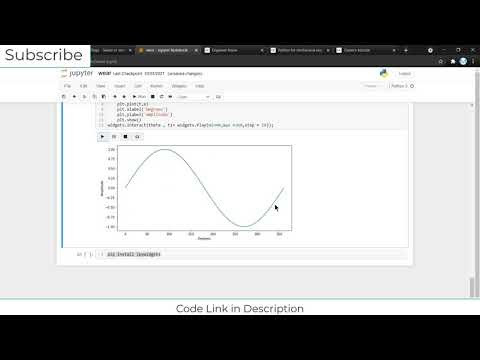 2D Graph Animation in Jupyter Notebook