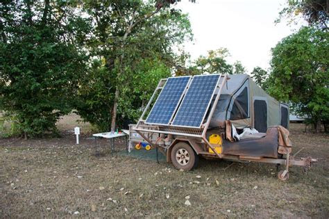 camper trailer boat loader solar panel system