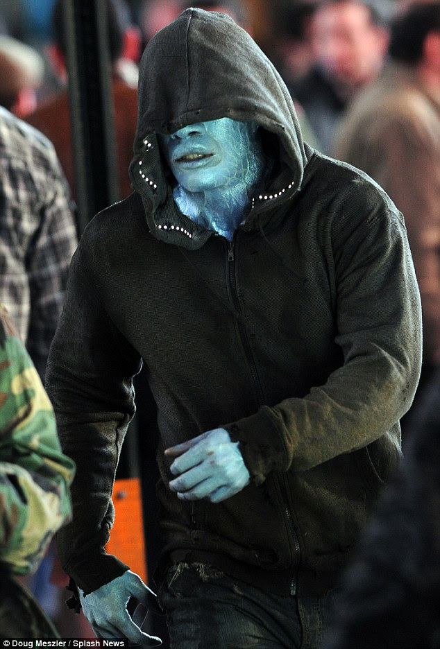 > First Photo of Jamie Foxx as Electro in The Amazing Spider-Man 2 - Photo posted in The TV and Movie Spot | Sign in and leave a comment below!
