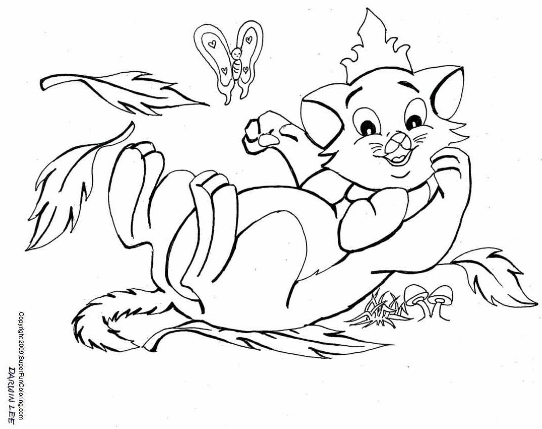 Download Cat And Kitten Coloring Pages - Coloring Home
