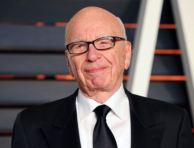 O magnata da mídia Rupert Murdoch, que comanda a Fox