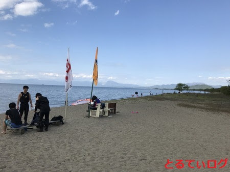 滋賀 琵琶湖で水遊び Part3 湖東エリアの水泳場編 とるてぃログ