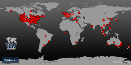 Profile Visitor Map - Click to view visits