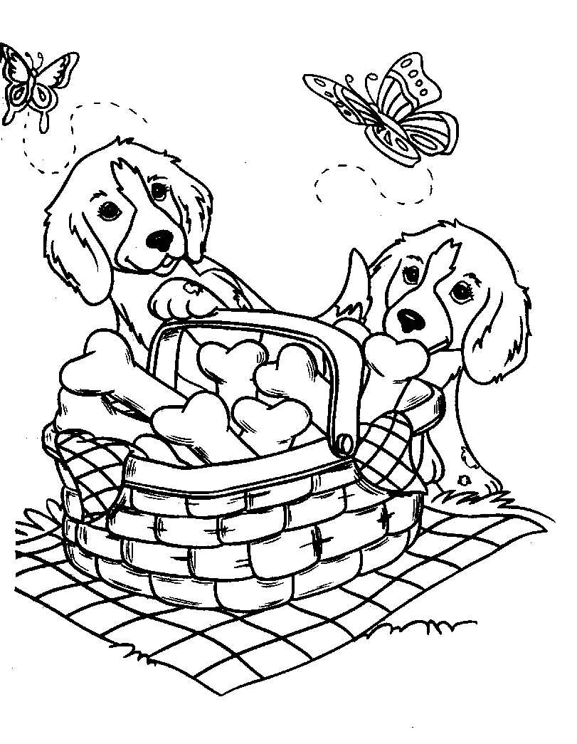Dog Coloring Page
