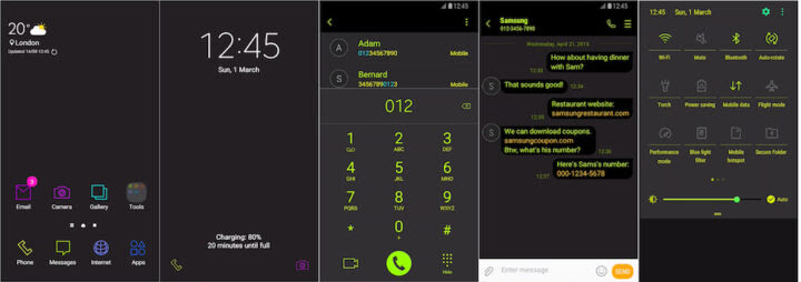 Samsung Galaxy Theme - [LINEDECO] Ultra SimpleVivid