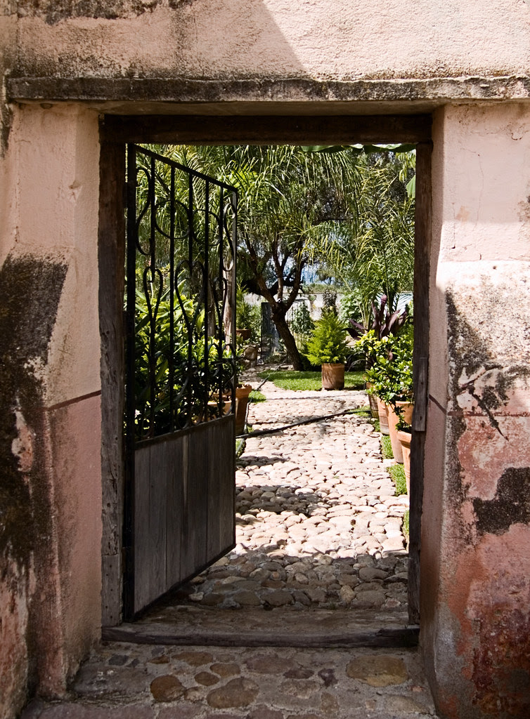 Through the doorway