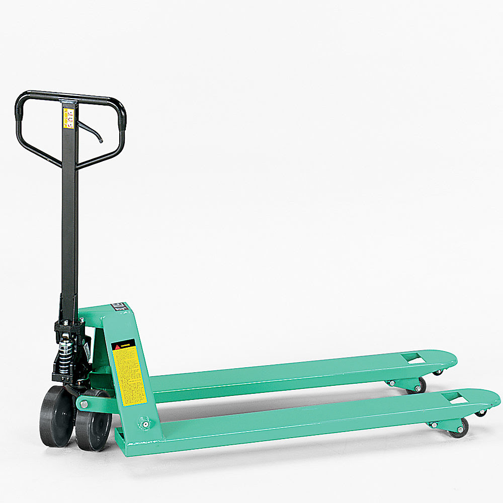 Wesco Premium Pallet Trucks - Pallet Jacks With Three-Year Pump Warranty - 27"Wx48"L - Nylon Steer Wheels
