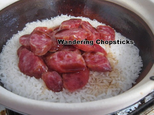 Claypot Rice with Chinese Sausage 5