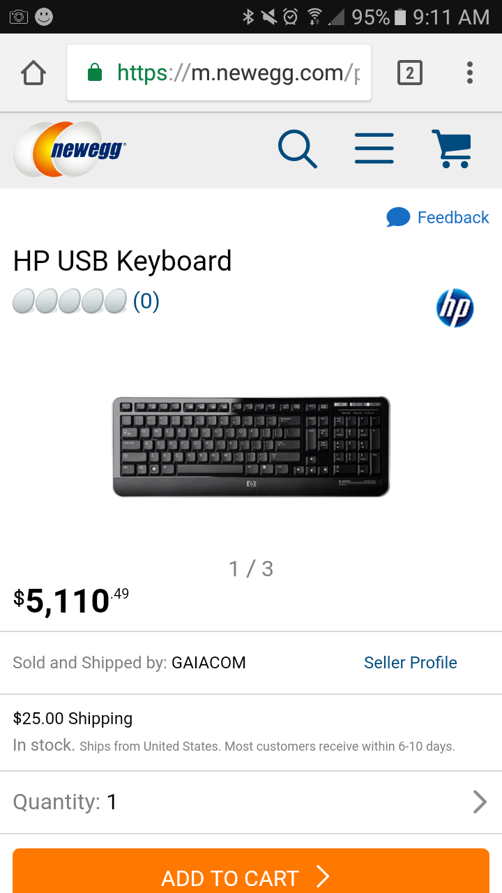 I only buy quality keyboards : funny