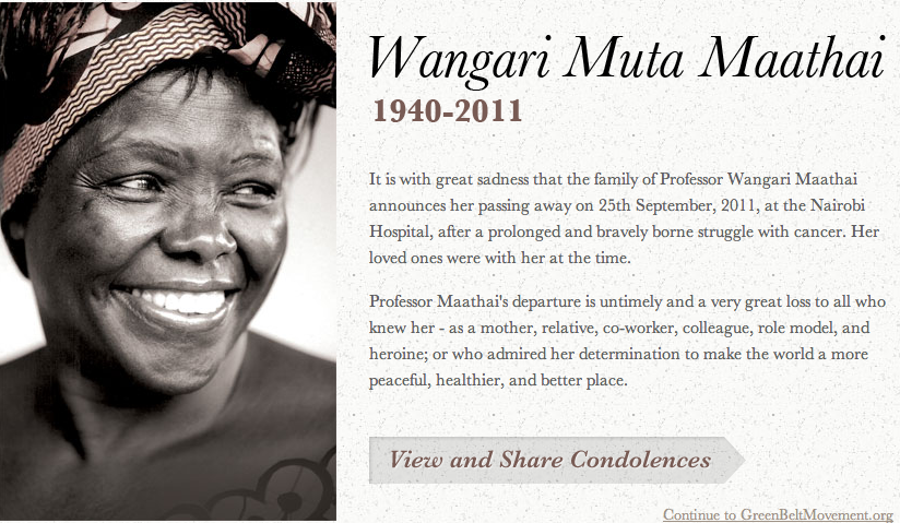 Wangari Maathai Quotes. QuotesGram
