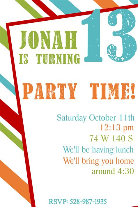 Create your own custom birthday party invitations with our invitation maker. free printable birthday invitations crazy little projects
