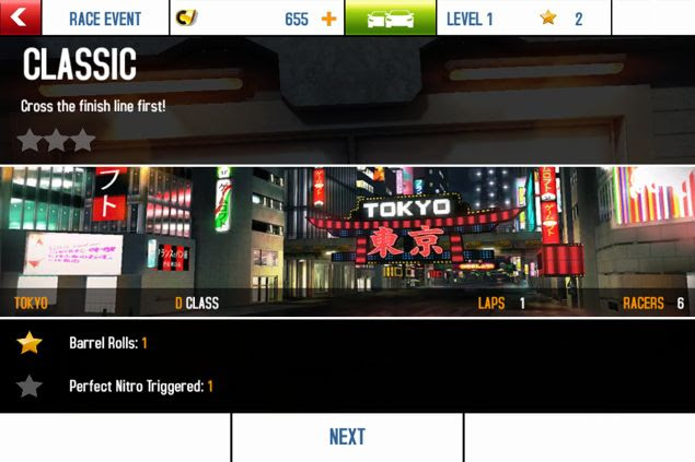 Asphalt 8: Airborne event objectives