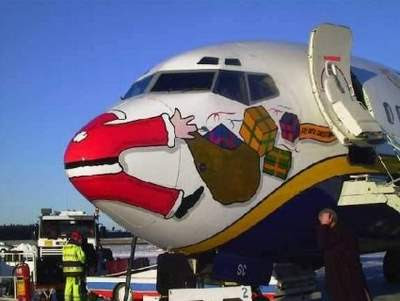 santa airplane